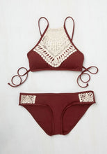 High Waist Bikini vintage Bandage Leopard bikini set sexy women swimwear push up strappy swim suit padded swimsuit NK24 CF