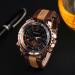 Men Watches Top Luxury Military Army Business Watch Analog Quartz PU Leather Wrist Relogio Masculino CF