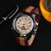 Men Watches Top Luxury Military Army Business Watch Analog Quartz PU Leather Wrist Relogio Masculino CF