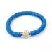 Bracelet Wristband Magnetic Rhinestone Buckle Leather Wrap Charm Friendship Bracelets Bangle Gift CF