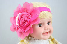Lovely Rhinestone Headwear Unusual Angel Girls Baby Pearl Flowers Hairband Head bands CF