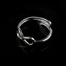 2PC Adjustable Women Rings lucky Infinite Silver Metal Toe Ring Foot Beach Jewelry Gift Anillo Feminino CF