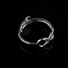 2PC Adjustable Women Rings lucky Infinite Silver Metal Toe Ring Foot Beach Jewelry Gift Anillo Feminino CF