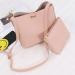 2PC Women Simple Messenger Bags PU Leather Mini Crossbody Bag bolsos femenina CF
