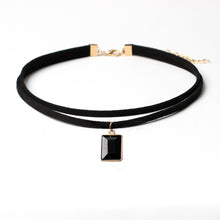4 Pieces Choker Necklace Set Stretch Black Velvet Classic Gothic Tattoo Lace Chokers Charm Jewelry Gift CF