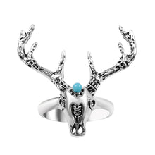 7PCS Ring Bohemian Deer Turkish Midi Ring Set Steampunk Turquoise Knuckle Rings women Gifts Jewelry CF