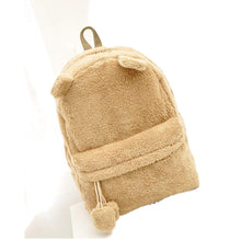 Backpack School Bags For Teenager Girls Cute Travel Satchel Shoulder Plush Bag Rucksack bolsa feminina CF