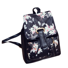Backpack School Bags For Teenagers PU Leather Korean Laptop Travel Satchel Print Rucksack Bolsa Feminina CF