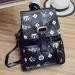 Backpack School Bags For Teenagers PU Leather Korean Laptop Travel Satchel Print Rucksack Bolsa Feminina CF