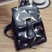 Backpack School Bags For Teenagers PU Leather Korean Laptop Travel Satchel Print Rucksack Bolsa Feminina CF