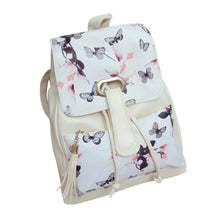 Backpack School Bags For Teenagers PU Leather Korean Laptop Travel Satchel Print Rucksack Bolsa Feminina CF