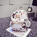 Backpack Women School Bags For Teenagers Floral Printing PU Leather Bag bolsa feminina CF