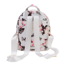 Backpack Women School Bags For Teenagers Floral Printing PU Leather Bag bolsa feminina CF