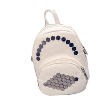 Backpack Women Korean Style Hexagonal Rivets Simple Travel School Bags Backpacks bolsa feminina CF