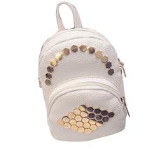 Backpack Women Korean Style Hexagonal Rivets Simple Travel School Bags Backpacks bolsa feminina CF