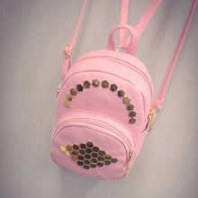 Backpack Women Korean Style Hexagonal Rivets Simple Travel School Bags Backpacks bolsa feminina CF