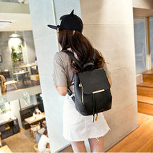 Backpack Women PU Leather Schoolbags Travel Bag Backpacks For Teenage Girls bolsa feminina CF