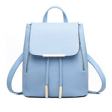 Backpack Women PU Leather Schoolbags Travel Bag Backpacks For Teenage Girls bolsa feminina CF