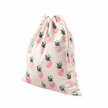 Backpack Women Pineapple Printing School Bags For Teenagers Drawstring Beam Port Travel Bag Gift bolsa feminina CF