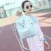 Backpack Women School Bags For Teenagers Rivet Travel Satchel Black Laptop Backpacks Bolsa Feminina CF