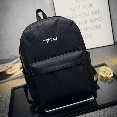 Backpack Women Simple Canvas School Bag Korean Style Satchel Backpacks Rucksack Shoulder Bolsa Feminina CF