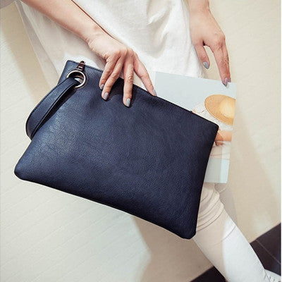 Bag Handbags Women Famous s Leather Handbag Clutch Evening Bag Simple Retro Envelope Bolsa Day Cluthes CF