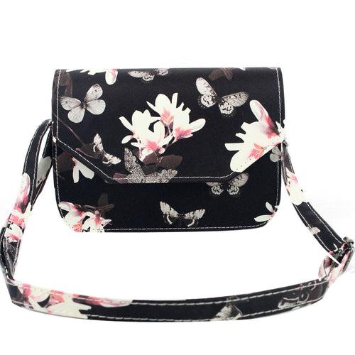 Bags Handbags Women Famous s Butterfly Flower Print PU Leather Shoulder Messenger Bag bolsos femenina CF