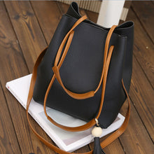Bags Handbags Women Famous s PU Leather Tassels Shoulder Bucket Bag With Clutch bolsos femenina CF