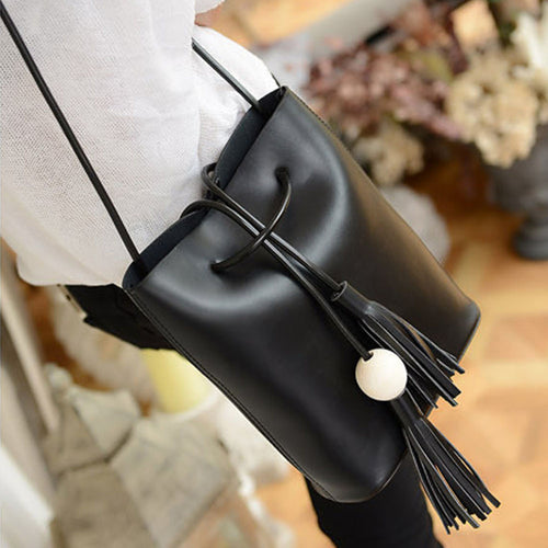 Bags Handbags Women Famous s Tassel PU Leather Satchel Shoulder Tote Crossbody Bag bolsos femenina CF