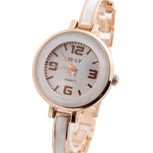 Bracelet Watches Women Rose Gold Plated Ceramic Dress Clock Quartz Analog Watch Relogio Feminino CF