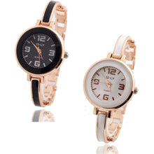 Bracelet Watches Women Rose Gold Plated Ceramic Dress Clock Quartz Analog Watch Relogio Feminino CF