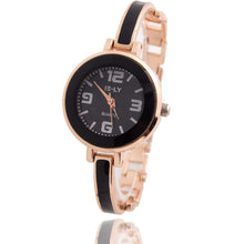 Bracelet Watches Women Rose Gold Plated Ceramic Dress Clock Quartz Analog Watch Relogio Feminino CF