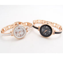 Bracelet Watches Women Rose Gold Plated Ceramic Dress Clock Quartz Analog Watch Relogio Feminino CF