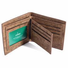 Brown Men's Leather Wallet ID Credit Card Holder Money Purse Clutch Pockets Carteira Masculina CF