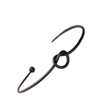 Chic Bracelet Gold Silver Simple Knot Bangle Cuff Opening Copper Casting Jewelry Bangles Bracelets CF