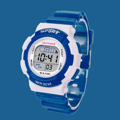 Children Boys Digital Watch LED Kids Alarm Date Automatic Watches Gift Relogio Montre Reloj CF