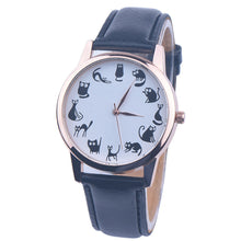 Classic Quartz Watch Women Watches Casual Cat Print Watch Relogio Feminino Clock Women 8 Colors CF