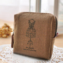 Coin Purse Classic Retro Canvas Purse Wallet Card Key Coin Bag Pouch Case Bag Bolso Masculino CF