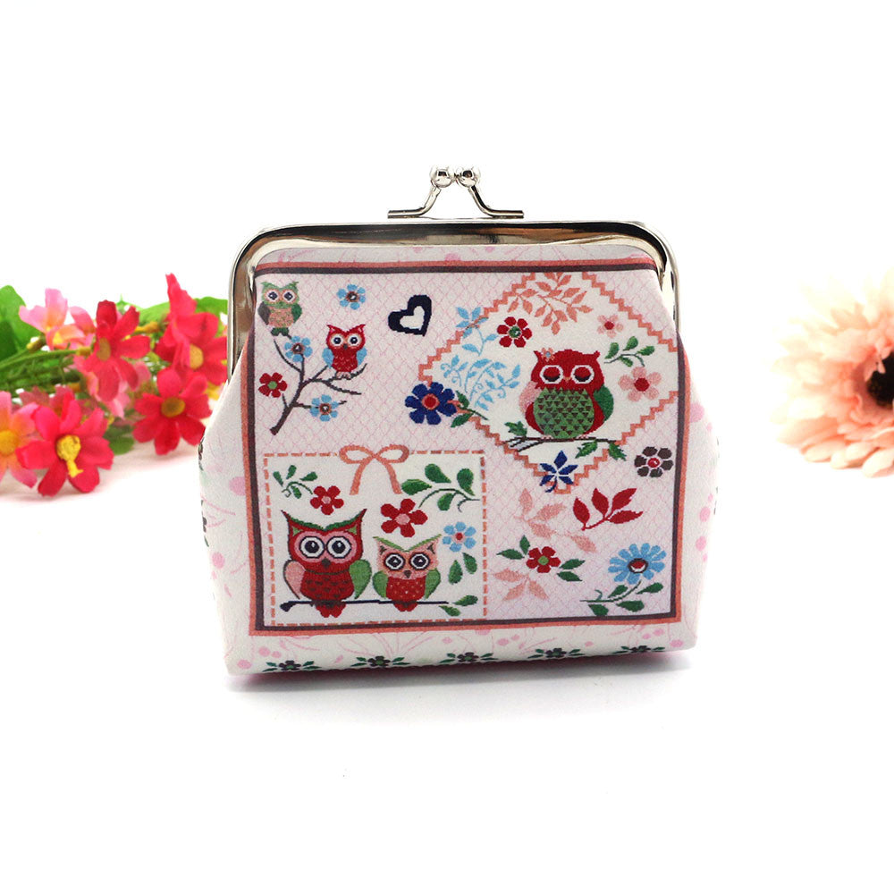 Coin Purse Womens Owl Elephant Wallet Card Holder Coin Purses Clutch Handbag Bag bolsos femenina CF