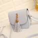 Crossbody Bag Women Tassel Handbag PU Leather Shoulder Bags Tote Ladies Purse Bolsos Femenina CF