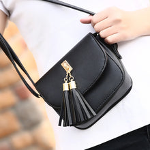 Crossbody Bag Women Tassel Handbag PU Leather Shoulder Bags Tote Ladies Purse Bolsos Femenina CF