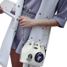 Crossbody Bags Bucket Women Soft PU Leather Chain Handbag Messenger Bag Bolsos Femenina CF