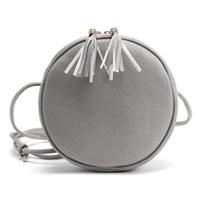 Crossbody Bags Handbags Women Famous s Girl Round PU Leather Tassel Shoulder Bag Bolsos Femenina CF