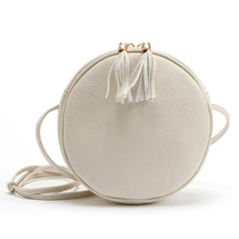 Crossbody Bags Handbags Women Famous s Girl Round PU Leather Tassel Shoulder Bag Bolsos Femenina CF