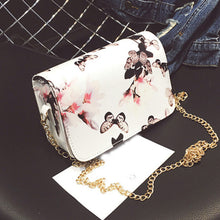 Crossbody Bags Handbags Women Floral Pattern PU Leather Satchel Retro Messenger Bag Bolsos Femenina CF