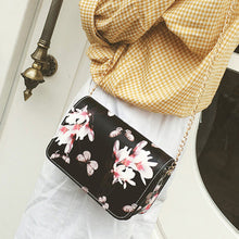 Crossbody Bags Handbags Women Floral Pattern PU Leather Satchel Retro Messenger Bag Bolsos Femenina CF