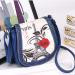 Crossbody Bags Women PU Leather Tower Printing Messenger Bag Lady Shoulder Handbags Bolsos Femenina CF
