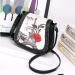 Crossbody Bags Women PU Leather Tower Printing Messenger Bag Lady Shoulder Handbags Bolsos Femenina CF