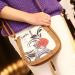Crossbody Bags Women PU Leather Tower Printing Messenger Bag Lady Shoulder Handbags Bolsos Femenina CF
