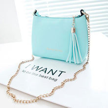 Crossbody Messenger Bags Handbags Women Tassel PU Leather Mini Shell Candy Chain Bolsos Femenina CF